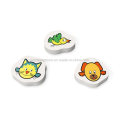 Rubber Eraser Set with Cartoon Design